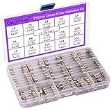 QBGTFAK 250pcs Quick Blow Glass Tube Fuse Assorted Kit 250V 1A, 2A, 3A, 5A, 6A, 7A, 8A, 10A, 15A,20A, 6x30mm, 250V 1A, 5A, 10A, 15A, 20A, 5x20mm (5x20mm and 6x30mm)