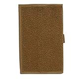 TACTICAL NOTEBOOK COVERS Customizable Army Green Book Cover | Fits US Military Green Book (NSN 7530-00-222-3521) | Durable 500D Nylon with Loop Fastener for Patches and Accessories (Coyote Brown)