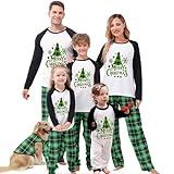 ZYUPHY Christmas Pajamas for Family Matching 2024 Xmas PJs Family Set Holiday Sleepwear for Men Women 24-002-WOMEN-M