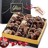 Chocolate Christmas Gift Basket – Chocolate Gift Box with Assorted Gourmet Chocolate, Great Christmas, Holiday for Men and Womens – Perfect Present Idea for Him and Her, Birthday, Thank You, or Holiday Gifts by Empire Delights