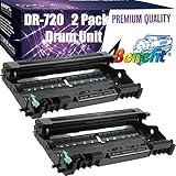 (2-Pack) Compatible Replacement DR720 Drum Unit TN750 Drum Unit (Set of 2) Used for DCP-8110DN DCP-8150DN DCP-8155DN 5440D 5450DN 5470DW 5470DWT 6180DWT MFC-8510DW Laser Printer, Sold by 4Benefit