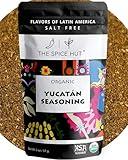 Organic Yucatan Seasoning Mix, Salt-Free, Authentic Latin American Mexican Seasoning Mix for Cooking Grilling Chicken, Tacos, Fish, Pork & Vegetables with South American Flavors / All-Natural, Kosher, Vegan, Gluten Free, Keto -No MSG- 2oz Pack