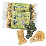 Pastabilities Fun Shaped Pasta for Kids - Lacrosse Pasta - Players and Equipment Sport Theme, Non-GMO Natural Wheat Pasta, All-Natural, Kosher Certified, Made in the USA, (2 Pack, 14 Oz)