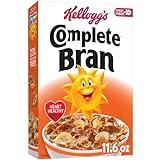Kellogg's Complete Bran Breakfast Cereal, Fiber Cereal, Family Breakfast, Original, 11.6oz Box (1 Box)