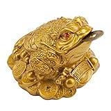 Wschic Feng Shui Money Frog, Lucky Money Toad Decorations,Ideal for Attracting Wealth