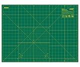 OLFA 18" x 24" Self Healing Rotary Cutting Mat (RM-SG) - Double Sided 18x24 Inch Cutting Mat with Grid for Quilting, Sewing, Fabric, & Crafts, Designed for Use with Rotary Cutters (Green)