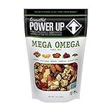 Power Up Gourmet Nut tPlFxB 100 Percent All Natural Health Mix Mega Omega Trail Mix, 14 oz (2 Pack)