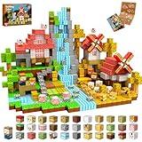 150 PCS Magnetic Blocks - Farm Animals Magnetic Building Blocks Cubes & Magnet Toys, Stacking Magnets, STEM Toys for School Acitivities, Ideal Christmas Birthday Gifts for Boys Age 3+ Years Old