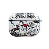BONICI Protective Case for AirPods 4, Creative Cool Anime Hero Theme Chinese Landscape Painting Style White Black Soft Silicone TPU Rubber Cover Earbud Earphone Wireless Charging Case -2
