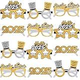 KatchOn, Happy 2025 New Years Glasses - Pack of 12, New Years Eve Glasses | 2025 Glasses New Years Eve, New Years Eve Party Supplies 2025 | New Years Glasses 2025 for Happy New Years Decorations 2025