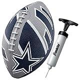 Franklin Sports NFL Dallas Cowboys Football - Youth Football - Mini 8.5" Rubber Football - Perfect for Kids - Team Logos and Colors!