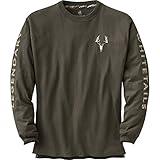 Legendary Whitetails Men's Non-Typical Long Sleeve T-Shirt, Swamp, X-Large