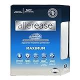 AllerEase Waterproof Mattress Protector, Maximum Allergy Mattress Protector, Twin Zippered Mattress Cover