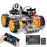 OSOYOO Robot Car Starter Kit for Arduino | STEM Remote Controlled App Educational Motorized Robotics for Building Programming Learning How to Code | IOT Mechanical DIY Coding for Teens Adults