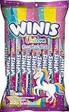 Winis Unicorn | Chewy Candy Swirl | Cotton-Candy Flavored | Sharing Size 4.3 Oz Bag - 11 Pieces | Halloween assorted