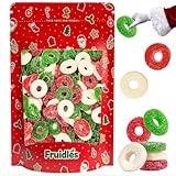 Christmas Gummi Wreaths, Delicious Gummy Candy, Fun and Festive Holiday Snacking, Party Favor (Half-Pound)