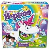 Hasbro Gaming Hungry Hippos Unicorn Edition Pre-School Board Game for Kids Ages 4 and Up; 2-4 Players (Amazon Exclusive)