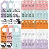 Fullhawl 100 Pcs Real Estate Door Hanger with Business Card Design 3.15 x 9.25 Inch I'm Not Just a Real Estate Agent Colorful Marketing Business Card Signs for Agent Supplies(Morandi)
