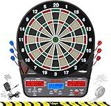 Viper 850 Electronic Dartboard, Ultra Bright Triple Score Display, 50 Games With 470 Scoring Variations, Regulation Size Target-Tested-Tough Segments Made From High Grade Nylon, Includes 6 Darts,Black