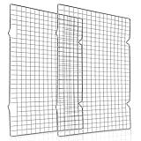 Cooling Racks for Cooking and Baking, 10" x 16" Baking Rack 2-Pack Heavy Duty Wire Cookie Rack for Cooking, Roasting, Grilling, Drying, Oven Safe, Fits Half Sheet Pan
