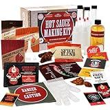 DIY Gift Kits Carolina Reaper Hot Sauce Kit with Instructions, All-Inclusive Set with Ghost Peppers for Making The World's Hottest Hot Sauce! With 2,000,000 Scoville Units!