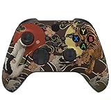 eXtremeRate Custom Shell for Xbox Series X & S Controller - Revitalize Your Controller - Tiger & Crane Replacement Cover Front Housing Cover for Xbox Core Controller Wireless [Control NOT Included]