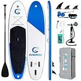 FunWater Stand Up Paddle Board Ultra-Light Inflatable Paddleboard with SUP Accessories for Adults & Youth of All Skill Levels