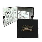 Sterling Auto Car INSURANCE Registration Holders 2 Pack Automobile, Trailer, Truck etc. A MUST to have! Velcro Closure. 2 Pieces.Perfect for organizing glove compartment