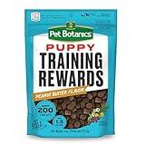 Pet Botanics 4 oz. Pouch Training Rewards Puppy Bites Soft & Chewy, Peanut Butter Flavor, with 200 Treats Per Bag, The Choice of Top Trainers