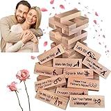 kjsdsss Lust Tower - Game for Adults,48Pcs Super Naughty Block Tower Game,Couples Games for Adults,Valentine Tumbling Tower Stacking Blocks Game,Stacking Wooden Block Game for Grown Ups (1 Set)