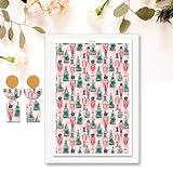 12 Sheets Christmas Theme Transfer Paper for Polymer Clay, 5.82X3.93 inch Transfer Sheets Polymer Clay, Print Polymer Clay Transfer Paper for DIY Art Jewelry Earrings Making ASIN: B0FGJ5J9KH