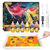 Water Marbling Paint for Kids - Arts and Crafts for Girls & Boys Crafts Kits Ideal Gifts for Kids Age 3-5 4-8 8-12