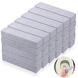 30 Pcs Pumice Stone for Cleaning Scouring Stick for Toilet Remove Hard Water Ring in Toilet Pumice Scouring Pad Cleaning Pumice Stone for Removing Toilet Bowl Bath Kitchen Pool, 5.9 x 1.4 x 0.9 Inch