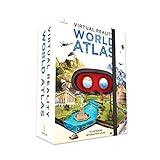 Abacus Brands Virtual Reality World Atlas Gift Box - Illustrated Interactive VR Atlas and STEM Learning Activity Set - for Ages 8 and Up