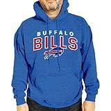 Team Fan Apparel NFL Adult Unisex Starting Fresh Ultra Soft Fleece Hooded Sweatshirt, Heathered Football Hoodie (Buffalo Bills - Royal, Adult X-Large)