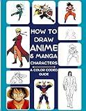 How To Draw Anime And Manga Characters (A Color Coded Guide): Learn to draw your favorite anime characters