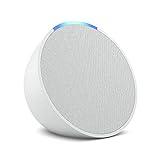 Amazon Echo Pop (newest model), Our smallest Alexa speaker, Fits in any room, Glacier White