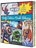 Marvel Super Heroes Little Golden Book Library: 5-Book Boxed Set: Spider-Man, Hulk, Iron Man, Captain America, The Avengers