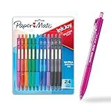 Paper Mate InkJoy 300RT Retractable Ballpoint Pens Medium Point 10 Ink Colors 24 Pack (1951398)