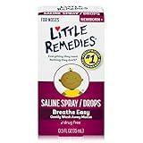 Little Remedies Saline Spray and Drops, Safe for Newborns, 0.5 fl oz