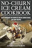 No-Churn Ice Cream Cookbook: Quick and Easy Homemade No-Churn Ice Cream, Sundae Sauce, and Cone Recipes (Frozen Desserts)