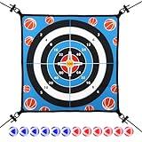 Trampoline Dart Board Game Accessory, Dart Board Game for Kids with 12 Sticky Balls Trampoline Toy Accessory Trampoline Toss Game for 8/10/12/14ft Trampolines Indoor Outdoor Party Game