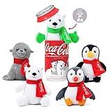 Coca-Cola Pop Cans! Collectible 5" Plush Stuffed Animal in 12oz Can - Character Will Vary - Collect Them All!