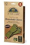 If You Care Fair Trade FSC Household Gloves, Small, 2-pack