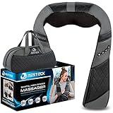 RESTECK Massagers for Neck and Back with Heat - Deep Tissue 3D Kneading Pillow, Electric Shiatsu Shoulder Massage, Foot, Legs,Body - Relieve Muscle Pain - Office, Home & Car