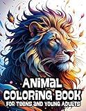 Animal Coloring Book For Autistic Teens & Young Adults: Relax, Find Calm And Unleash Your Creativity With 45 Amazing Animal-illustrations Ready To Be ... For Boys & Girls | 92 Pages, 8.5" x 11" .