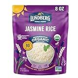 Lundberg Jasmine Rice, Long Grain White Rice - Non-Sticky, Fluffy Aromatic Rice, Sustainably Grown in California, Regenerative Organic Certified, 8 Oz