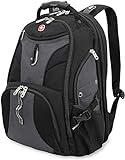 SwissGear 1900 Scansmart TSA 17 Laptop Backpack, Grey/Black, 19-Inch