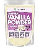 XPRS Nutra Vanilla Flavoring Powder - Fresh Vanilla Powder - Premium Vanilla Powder for Baking Pure Vanilla Bean Powder Flavoring - Make Vanilla Sugar for Baking Vanilla Powder for Coffee (12 Ounce)