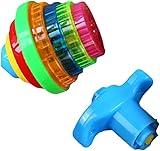 1pc Multicolour Spinning Top Light up Flashing Spinning Tops Gyroscope with Light up Tops Spinner Light Up Spinning Top for Gift, Random Color Toddler